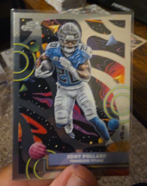 2025 Topps Cosmic Chrome #95 Tony Pollard — front