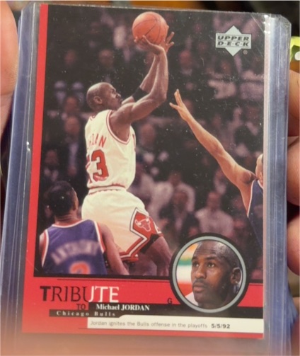 1998-99 Upper Deck Tribute to Michael Jordan #18 Chicago Bulls — front
