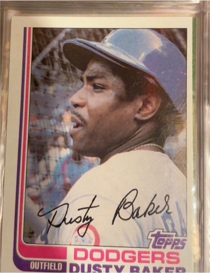 1982 Topps #375 Dusty Baker — front