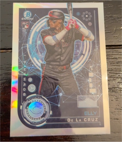 2024 Bowman Chrome #BAI-1 Elly De La Cruz — front