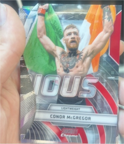 2026 Topps Stadium Club Chrome Triumvirates TVN-18 Conor McGregor — front
