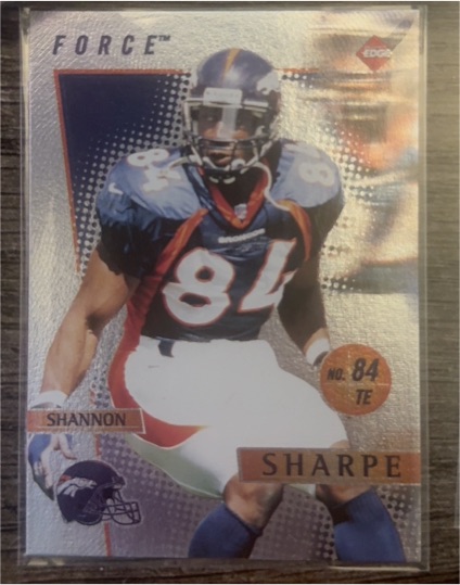 1997 Collector's Edge Extreme Force #7 Shannon Sharpe — front