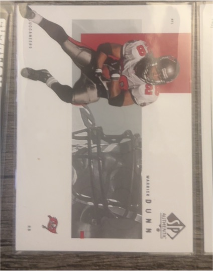 2001 SP Authentic #83 Warrick Dunn — front