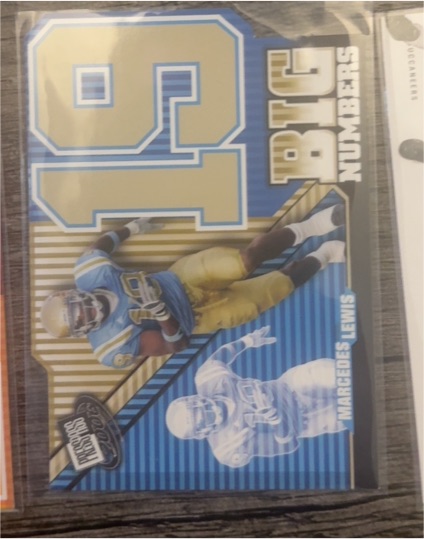 2006 Press Pass #BN24 Marcedes Lewis Big Numbers — front
