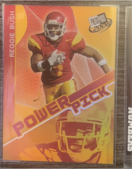 2006 Press Pass #46 Reggie Bush Power Pick — front