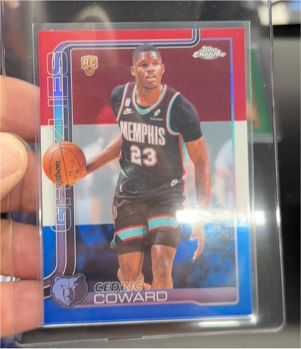 2026 Topps Chrome Update #161 Cedric Coward — front