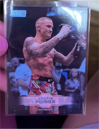2026 Topps Stadium Club UFC #27 Dustin Poirier — front