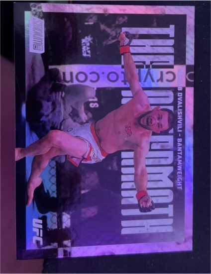 2026 Topps Stadium Club UFC #TA-3 Merab Dvalishvili The Aftermath — front