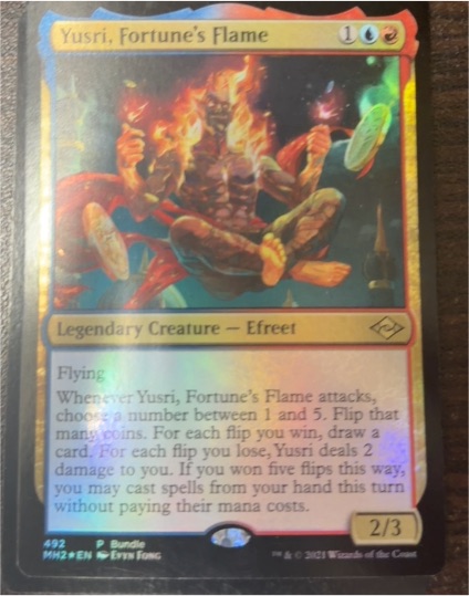 2021 Magic: The Gathering Modern Horizons 2 #492 Yusri, Fortune's Flame — front