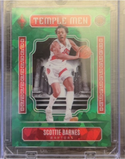 2023-24 Panini Phoenix #23 Scottie Barnes Temple Men — front