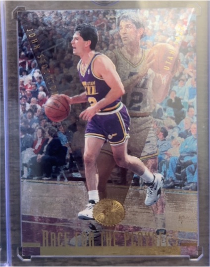 1995-96 SP Championship #144 John Stockton — front