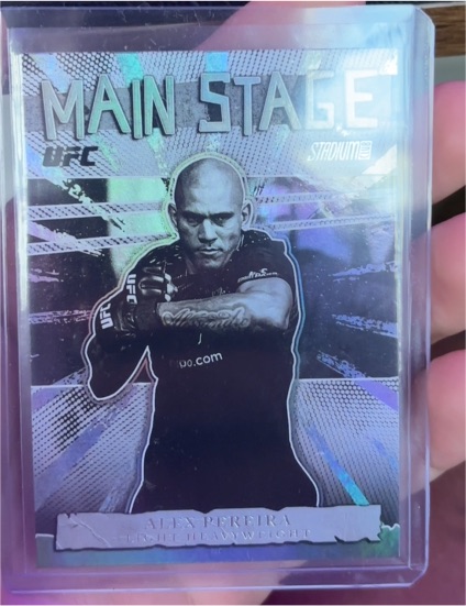 2026 Topps Stadium Club UFC #MS-3 Alex Pereira Main Stage — front