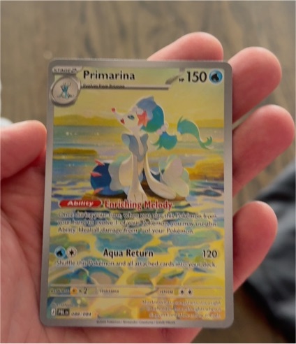 2026 The Pokémon Company Primarina #088 Illustration Rare — front