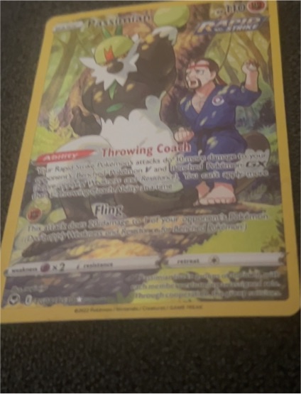 2022 Pokémon Silver Tempest #TG08 Passimian — front