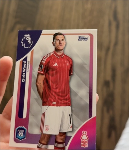 2025-26 Topps Premier League #249 Chris Wood — front