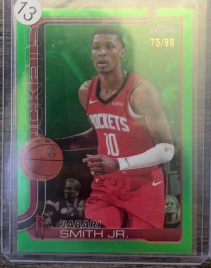 2025-26 Topps Chrome #62 Jabari Smith Jr. — front