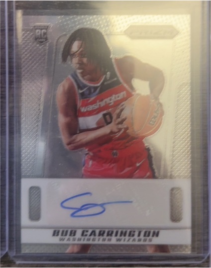 2024-25 Panini Prizm Deca Signatures #PDS-BUB Bub Carrington — front