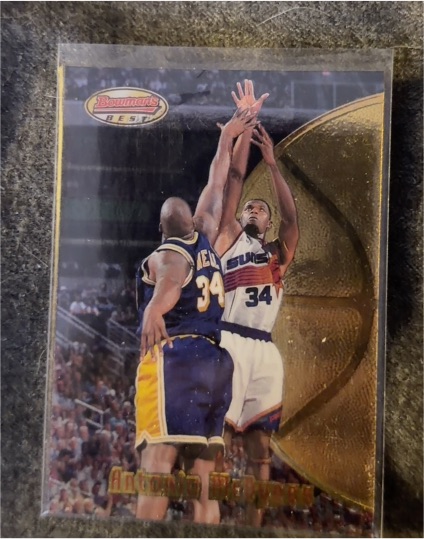 1997-98 Bowman's Best #23 Antonio McDyess Phoenix Suns — front