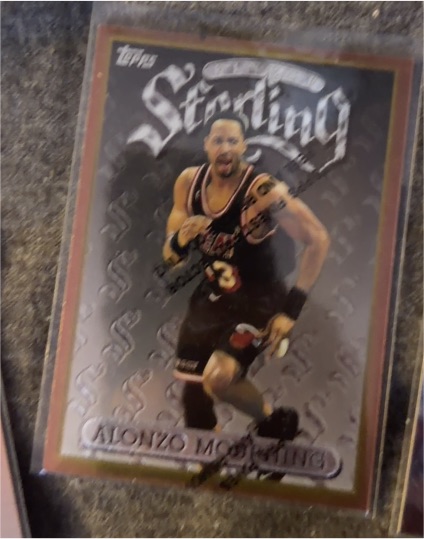 1996 Topps Finest #78 Alonzo Mourning — front