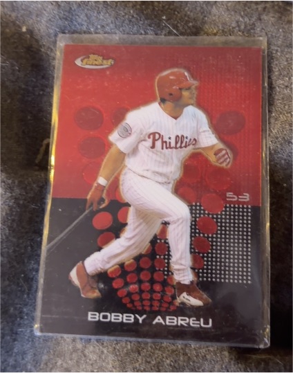 2004 Topps Finest #64 Bobby Abreu — front