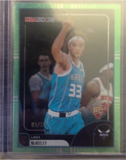 2025 Topps NBA Hoops #232 Liam McNeeley — front