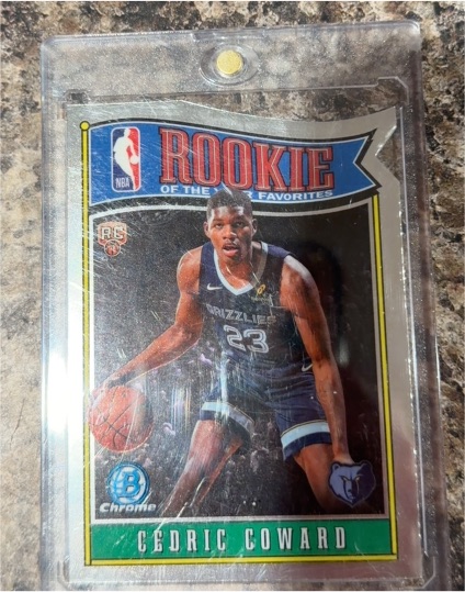 2025 Bowman Chrome #RY-11 Cedric Coward Rookie of the Year Favorites — front