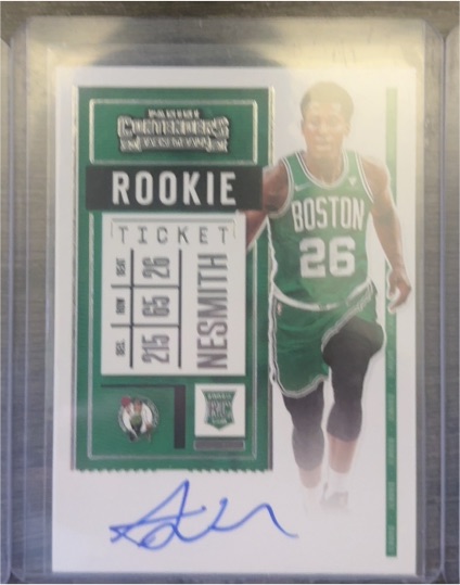 2020-21 Panini Contenders #101 Aaron Nesmith Rookie Ticket — front