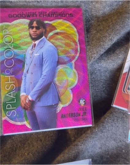 2023 Upper Deck Goodwin Champions #SCP-80 Will Anderson Jr. Splash of Color — front