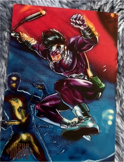 1994 SkyBox DC Master Series #75 Argus — front