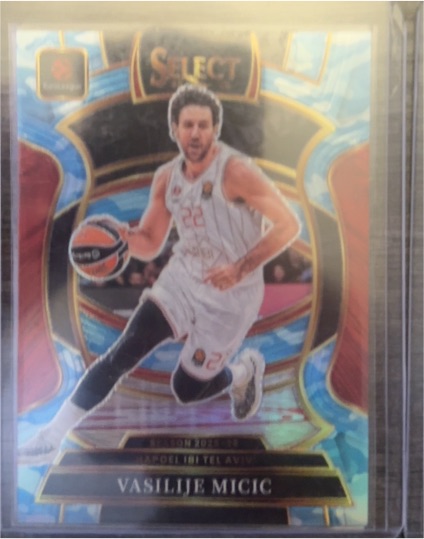 2025-26 Panini Select EuroLeague #59 Vasilije Micic — front