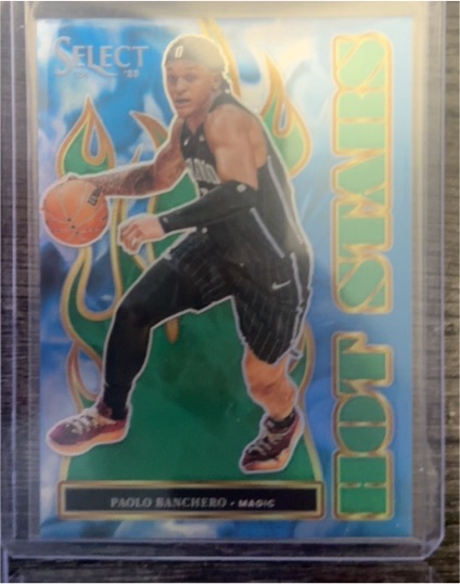 2024-25 Panini Select #9 Paolo Banchero Hot Stars Insert — front