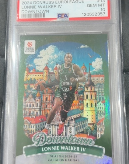 2024 Donruss Euroleague #13 Lonnie Walker IV Downtown — front