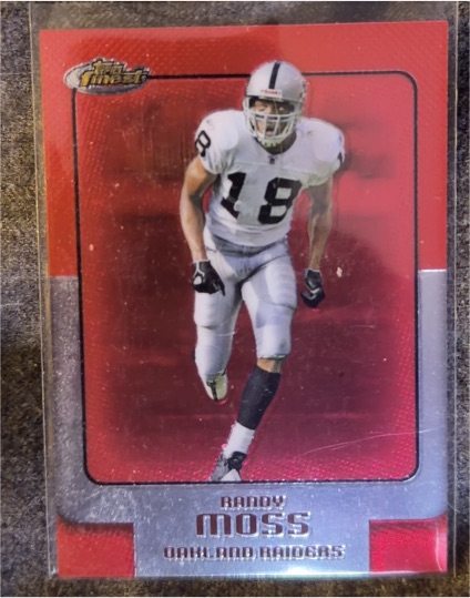 2006 Topps Finest #5 Randy Moss — front