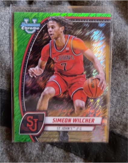 2025 Bowman U Chrome #71 Simeon Wilcher — front