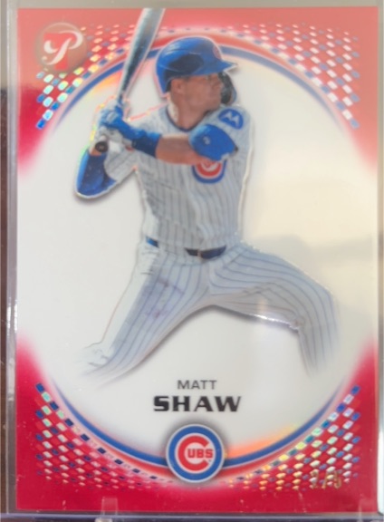 2026 Topps Pristine #135 Matt Shaw — front
