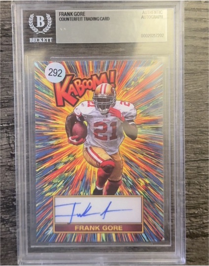 2023 Panini Kaboom! #8 Frank Gore — front