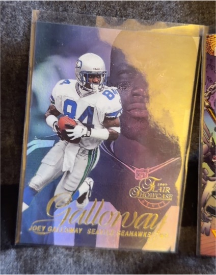 1997 Fleer Flair Showcase #48 Joey Galloway — front