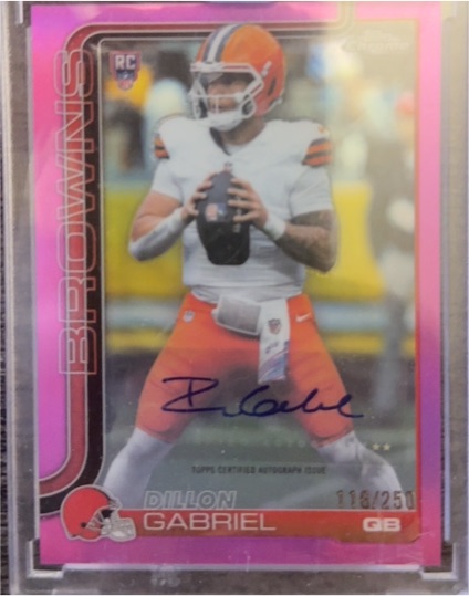 2025 Topps Chrome #RA-DGA Dillon Gabriel — front
