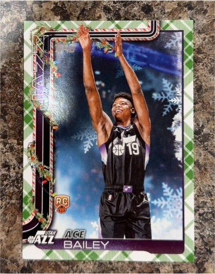 2025-26 Topps Holiday #H165 Ace Bailey — front