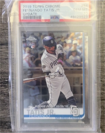 2019 Topps Chrome Update #54 Fernando Tatis Jr. — front