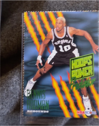 1994-95 SkyBox NBA Hoops #P-6 Dennis Rodman Hoops Power Predator — front