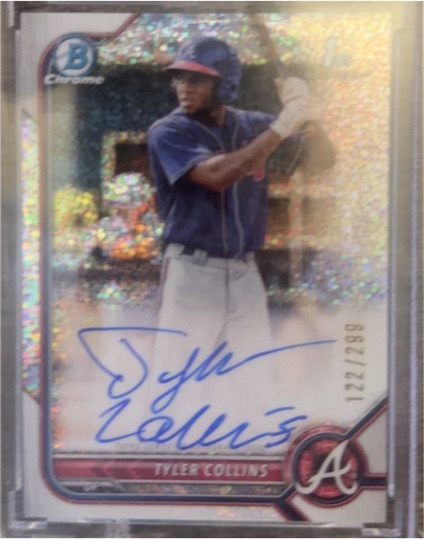 2022 Bowman Chrome #CPA-TCS Tyler Collins — front
