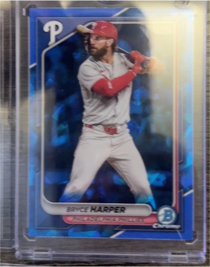 2024 Bowman Chrome Sapphire Edition #40 Bryce Harper — front