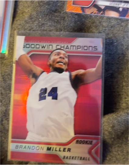 2023 Upper Deck Goodwin Champions #P11 Brandon Miller Rookie — front