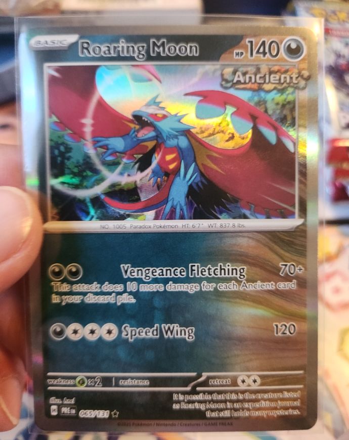 2024 Pokemon McDonald's #011 Roaring Moon — front