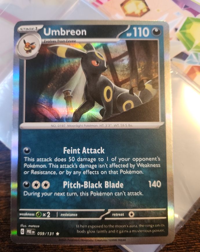 2016 Pokémon Sv: Prismatic Evolutions #059 Umbreon — front