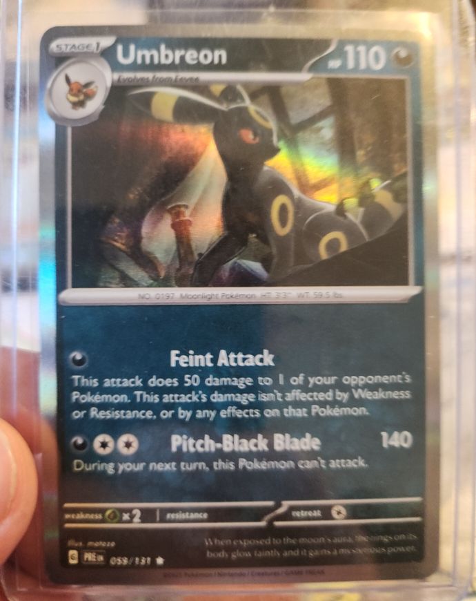 2016 Pokémon #059 Umbreon — front