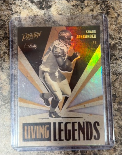 2021 Panini Prestige Living Legends #LL-27 Shaun Alexander — front