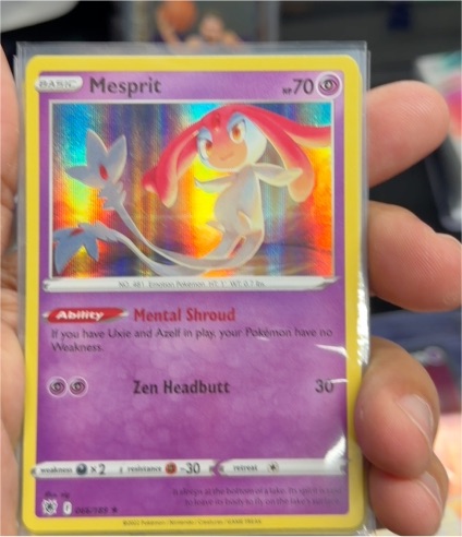 2022 Pokémon Astral Radiance #66 Mesprit — front