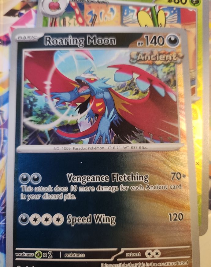 2024 Pokémon TCG #109 Roaring Moon — front